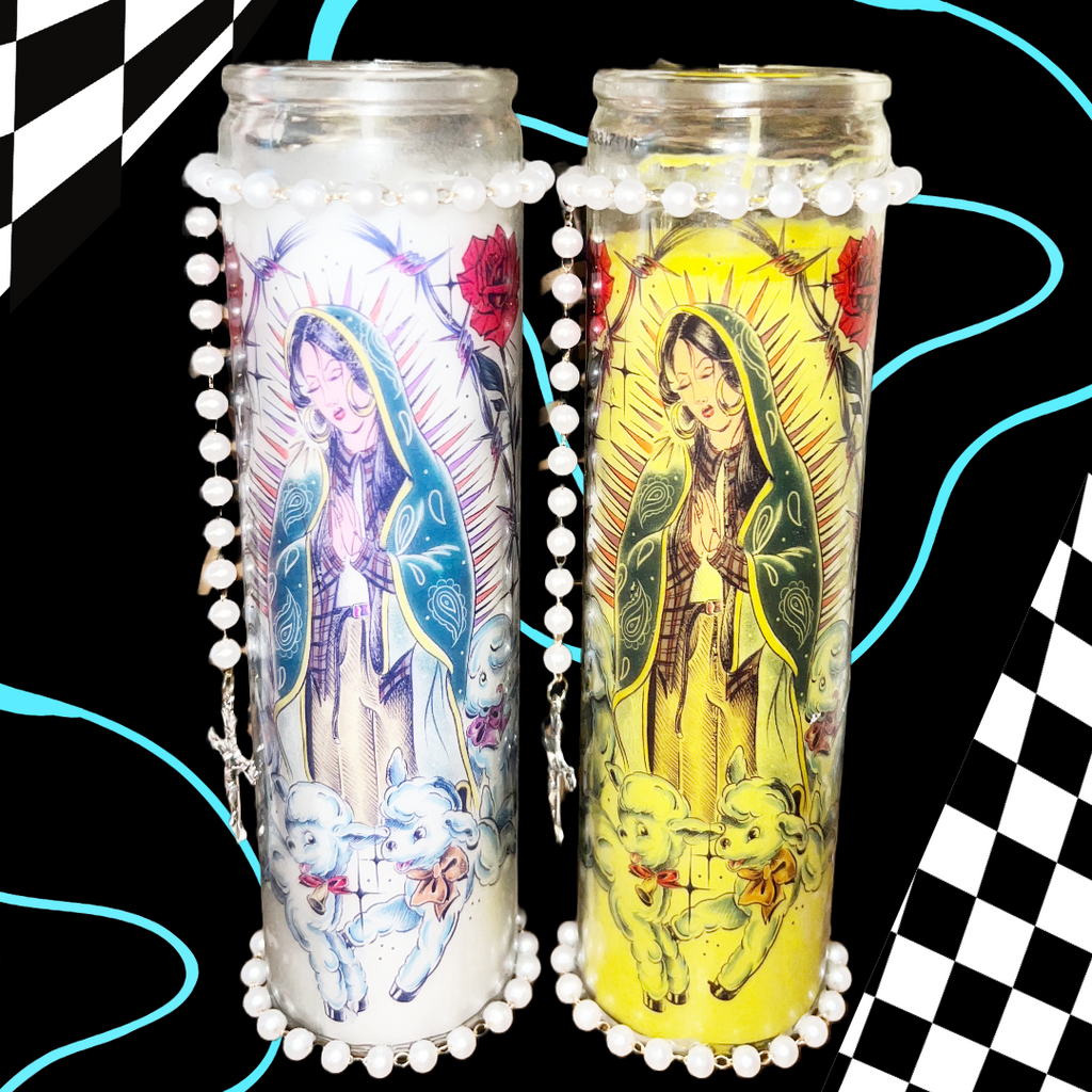 Virgencita Rosary Candles