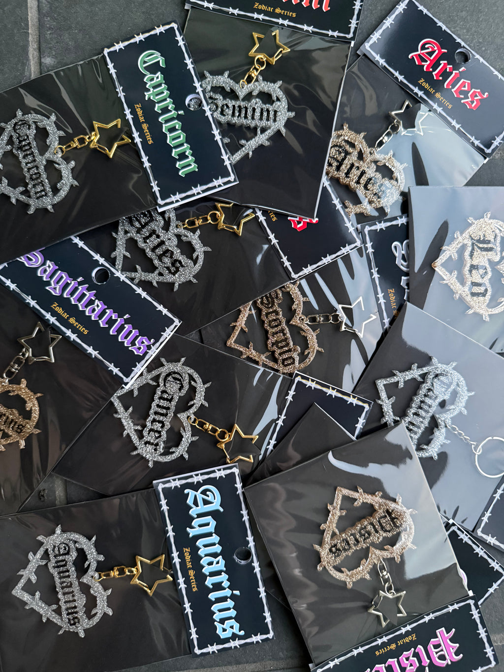Zodiac keychains